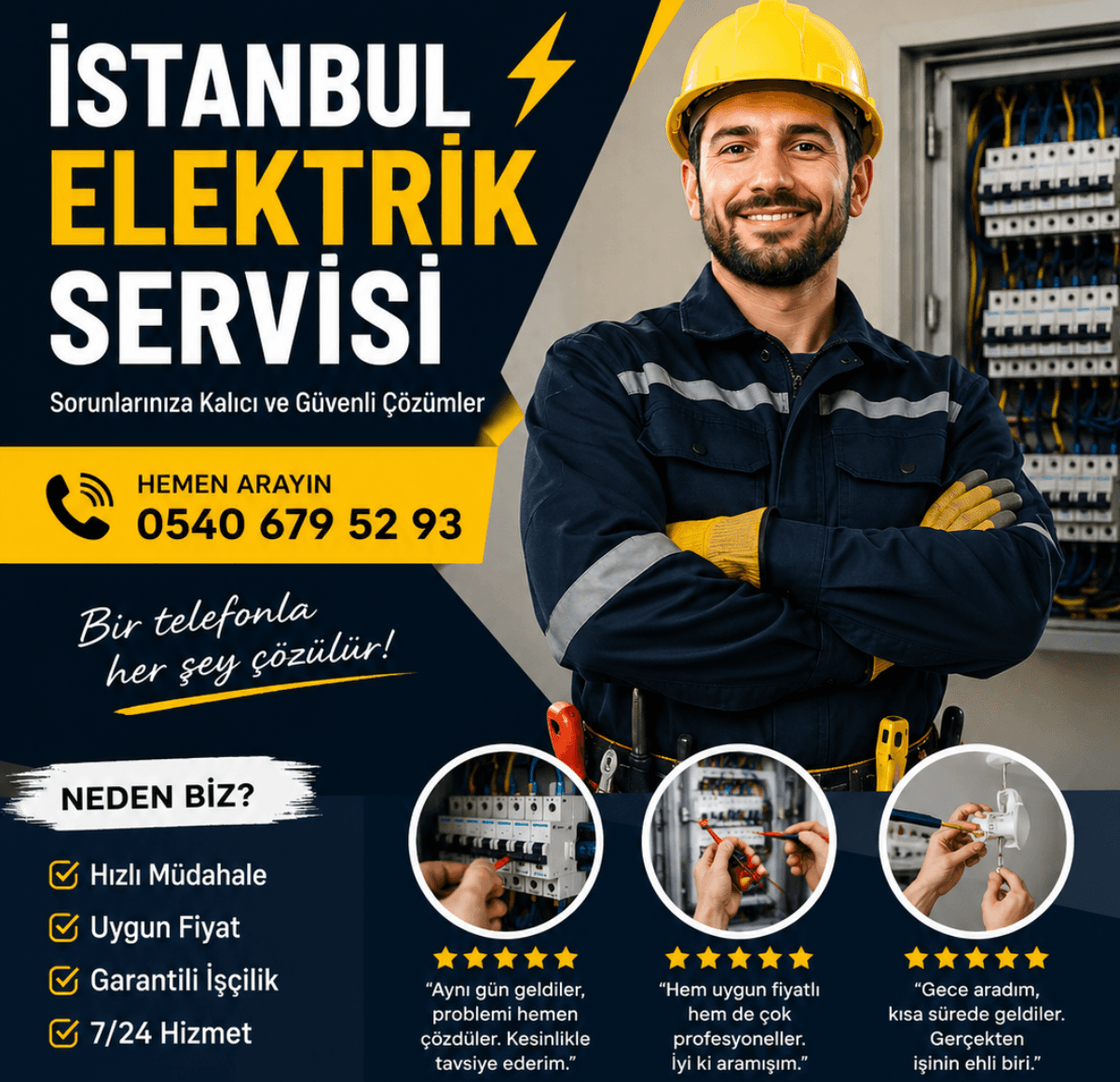 Durusu mahallesi (Arnavutköy) elektrik servisi — İstanbul Elektrik Servisi